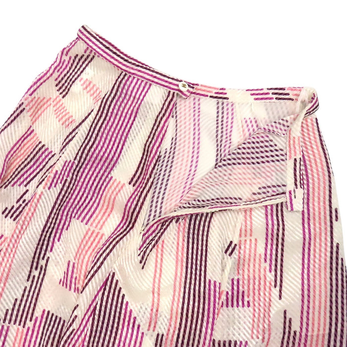 CHANEL COCO CC Coco Button Coco Mark Velour See-Through Skirt