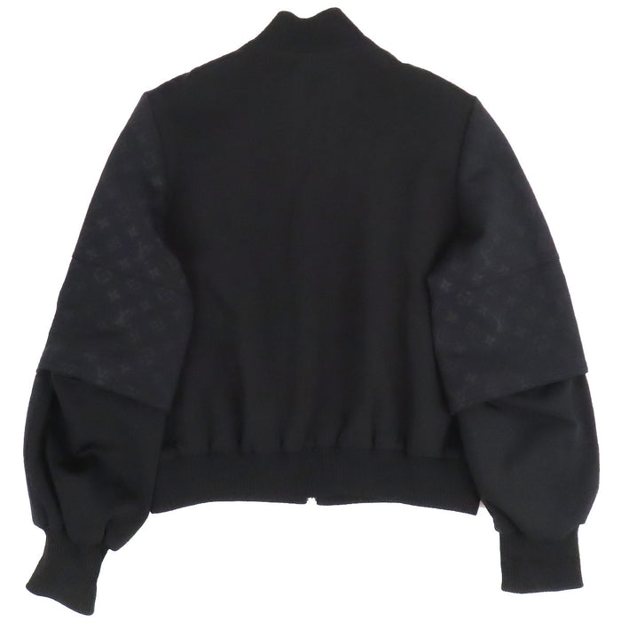 LOUIS VUITTON
Giacca con zip a collo alto a coste
Monogramma goffrato