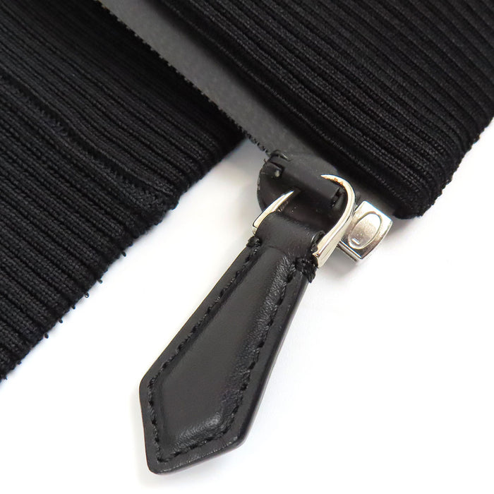 LOUIS VUITTON 
LV High-Neck Ribbed 
Embossed Monogram Zip-Up Jacket