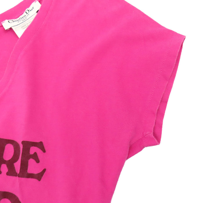 Dior 
CD WORLD CHAMPION 1947 Cotone periodo Galliano Maglia a maniche corte con scollo a V 
J'ADORE T-shirt a maniche corte