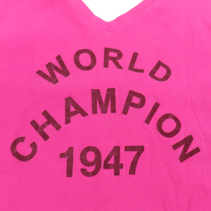 Dior 
CD WORLD CHAMPION 1947 Cotone periodo Galliano Maglia a maniche corte con scollo a V 
J'ADORE T-shirt a maniche corte