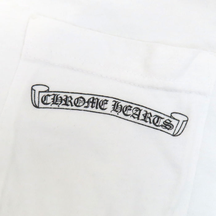 CHROME HEARTS 
Etichetta Scroll CH Plus Cotone 
Maglietta con logo arco posteriore