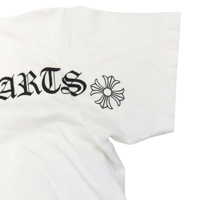 CHROME HEARTS 
Etichetta Scroll CH Plus Cotone 
Maglietta con logo arco posteriore