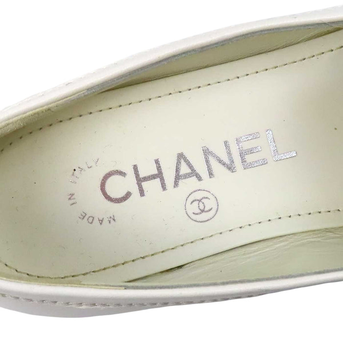 CHANEL 
COCO CC ロゴ レザー 
ココマーク チェーン ローファー