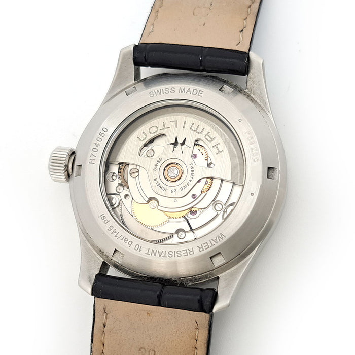 HAMILTON  
Khaki Field Murph  
With Box and Warranty Card