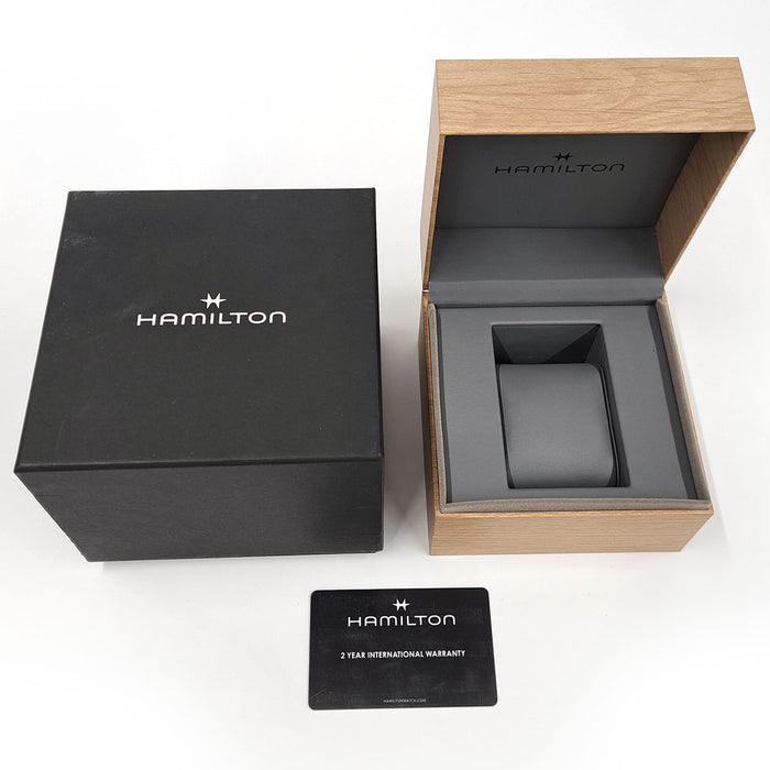 HAMILTON  
Khaki Field Murph  
With Box and Warranty Card