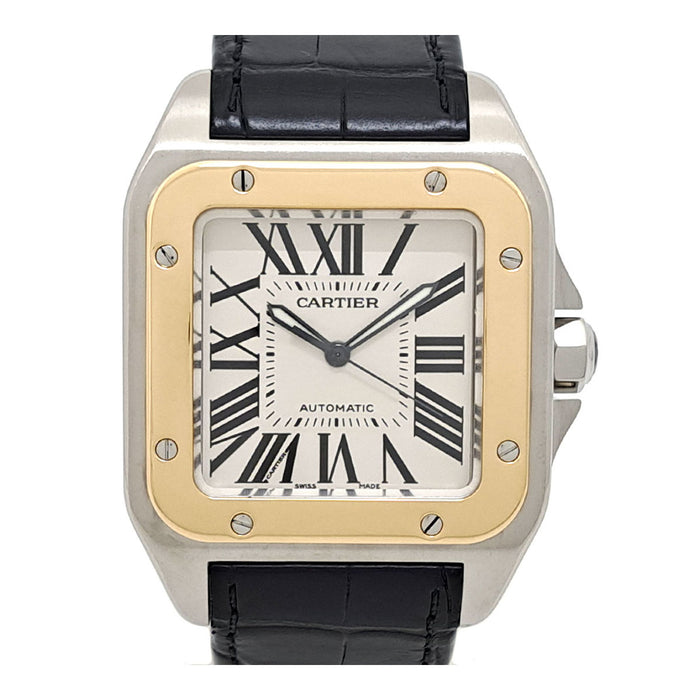 CARTIER 
サントス100 LM Overhauled 
箱付