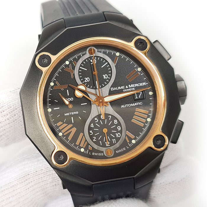 Baume & Mercier 
リビエラ クロノグラフ 
箱ギャラ付