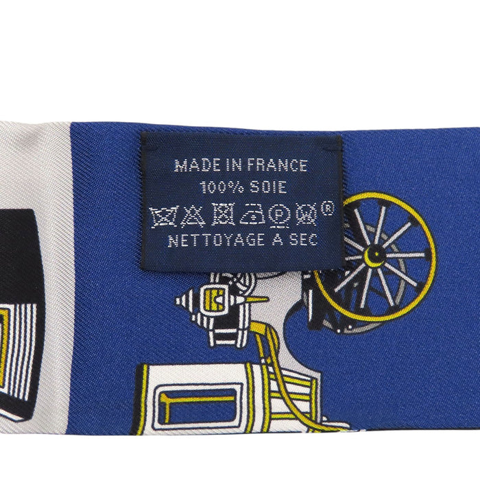 HERMES 
シルク 
ツイリー Voitures Exquises 精巧な馬車 スカーフ
