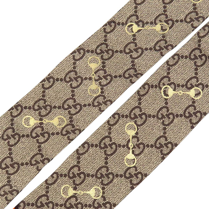 GUCCI 
スカーフ 
GG柄 ホースビット ネックボウ