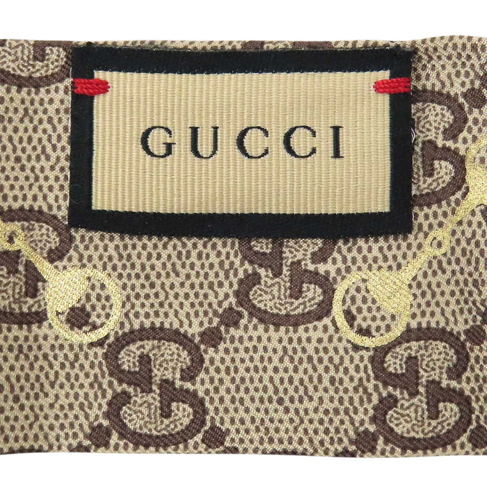 GUCCI 
スカーフ 
GG柄 ホースビット ネックボウ