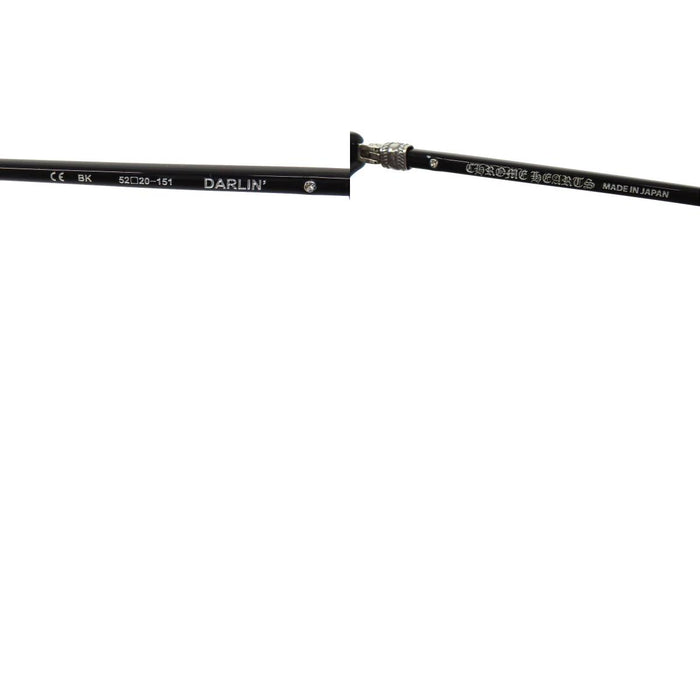 CHROME HEARTS 
Lunettes Darlin avec croix florale CH Plus et verres colorés