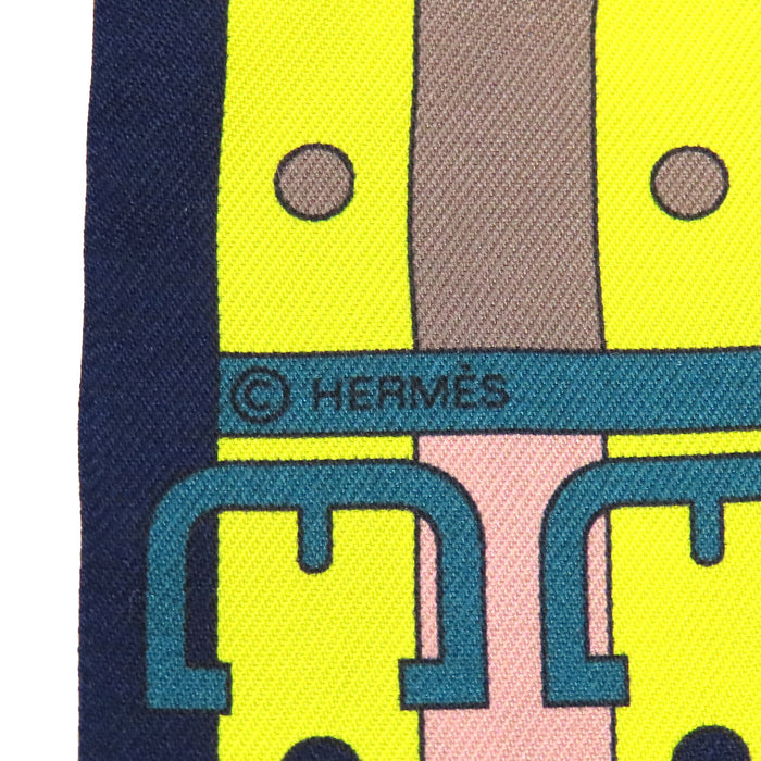 HERMES 
シルク 馬 
ツイリー Rocabar ロカバール スカーフ