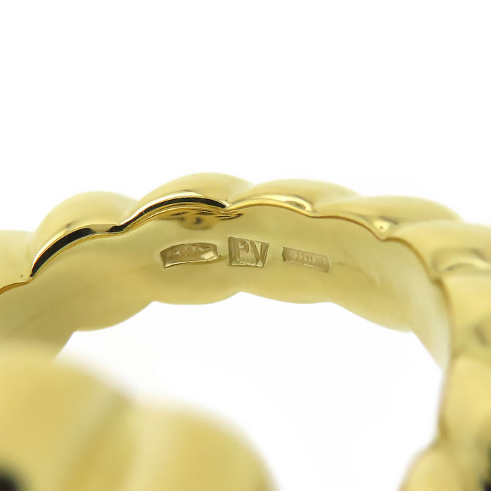 Ponte Vecchio  
Bague torsadée fleurie