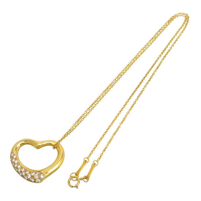 TIFFANY & Co. Open Heart Diamond Necklace