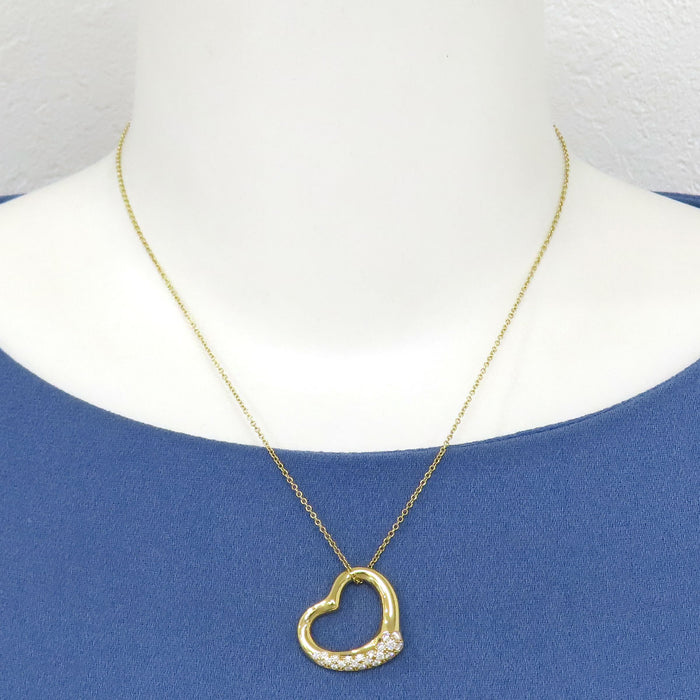 TIFFANY&Co. 
Collana a cuore aperto con diamante