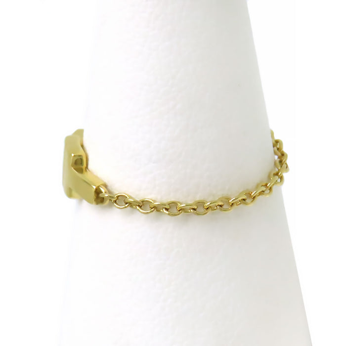 TIFFANY&Co. 
Bague chaîne T TWO