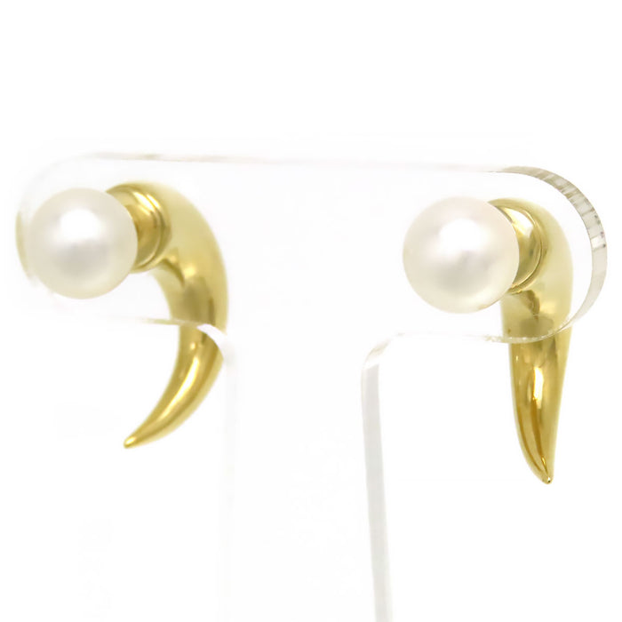 TASAKI 
Boucles d'oreilles Danger Horn