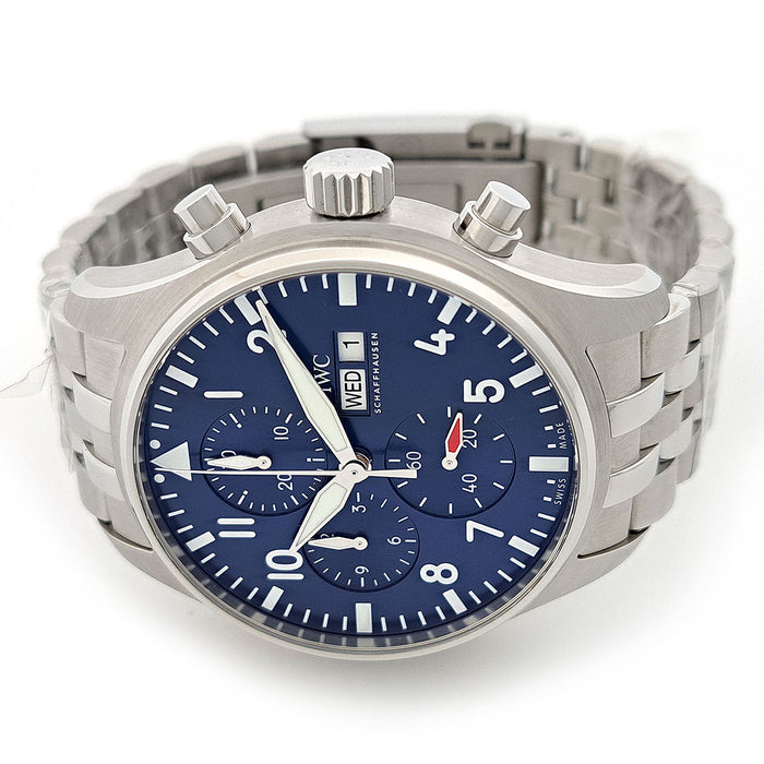 IWC 
Montre pilote chronographe 
Avec boîte et garantie