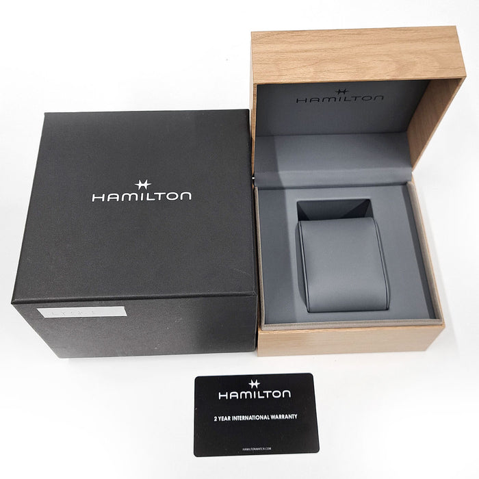 HAMILTON  
Khaki Field  
avec boîte et livret