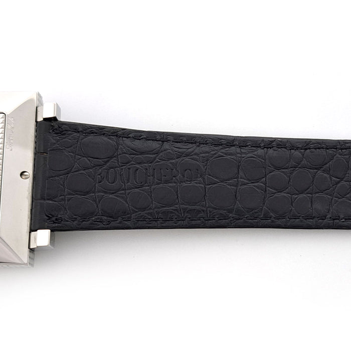 Boucheron  
Carré Bézel Diamant Automatique  
Avec boîte et certificat