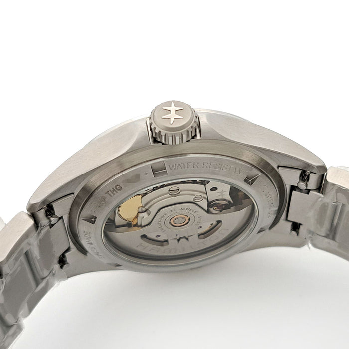 HAMILTON  
Khaki Pilote Automatique  
Avec boîte et garantie