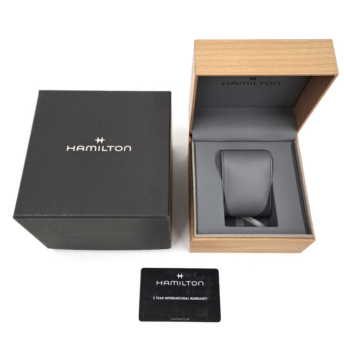 HAMILTON  
Khaki Pilote Automatique  
Avec boîte et garantie