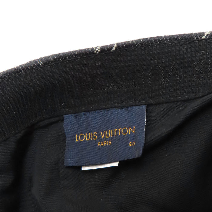 LOUIS VUITTON 
LV ロゴ コットン ゴールドカラー金具 
キャスケット イージーフィット フラワー キャップ