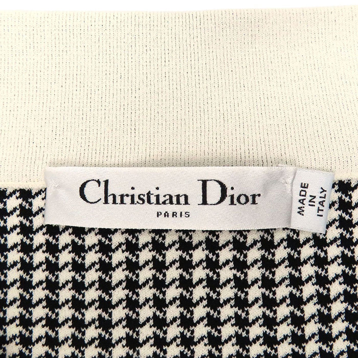 Dior 
CD ロゴ 
千鳥格子 ニット ミニスカート