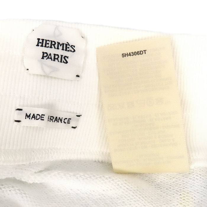 HERMES 
25AW 総柄 スウェット コットン ミニ 
パルフロワ リミックス スカート