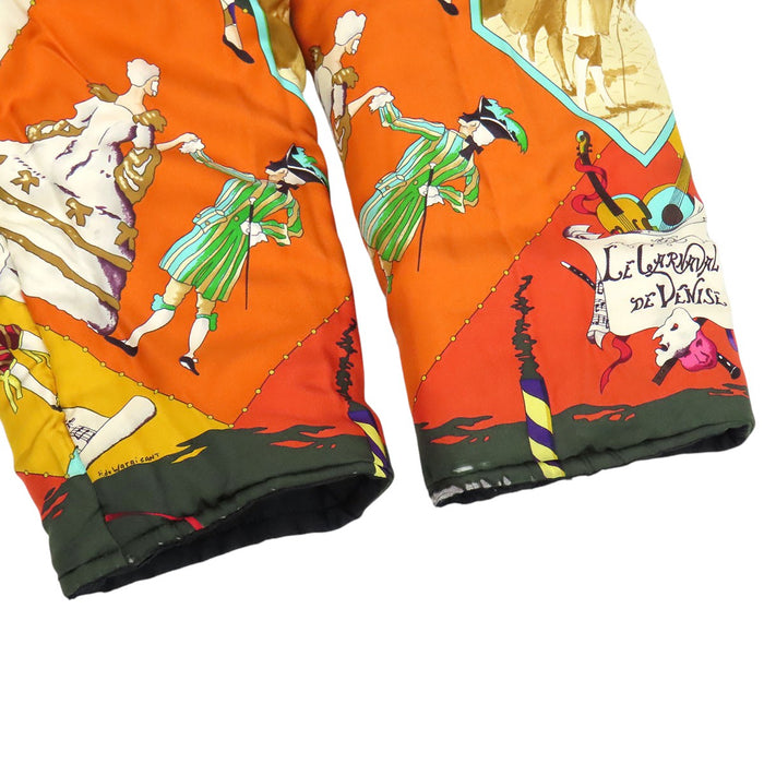 HERMES 
ベニスのカーニバル シルク 中綿 
LE CARNAVAL DE VENI リバーシブル 中綿ジャケット