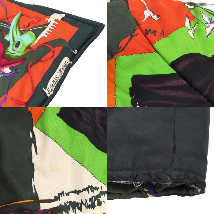 HERMES 
ベニスのカーニバル シルク 中綿 
LE CARNAVAL DE VENI リバーシブル 中綿ジャケット