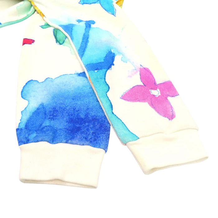 LOUIS VUITTON 
Sweat à motif intégral LV en coton avec intérieur en polaire RM211V AU4 HLY02W 
Sweat à motif aquarelle géant Monogram