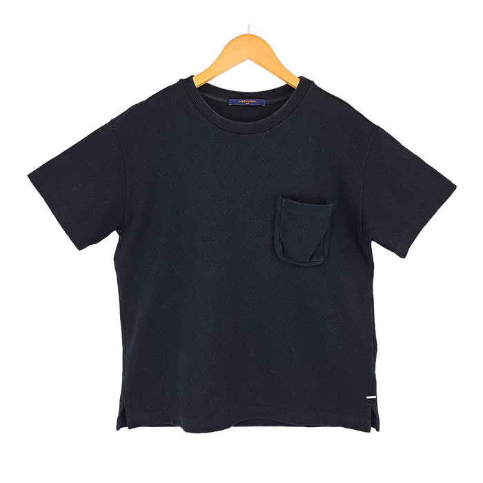 LOUIS VUITTON 
LV ロゴ 総柄 コットン 
シグネチャー 3D ポケット モノグラム Tシャツ