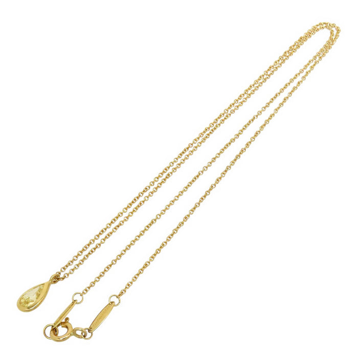 TIFFANY&Co.  
V字形梨形黃鑽石項鍊