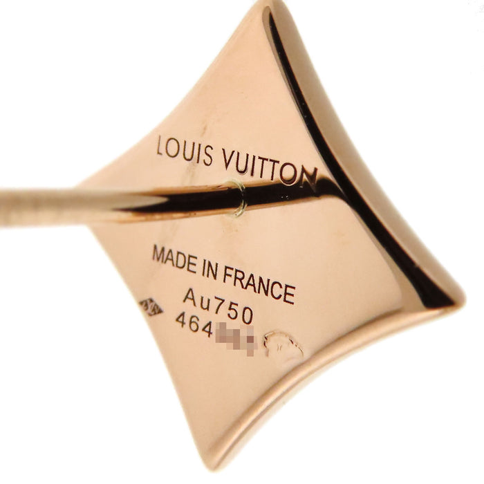 LOUIS VUITTON  
星花珍珠耳環 單邊用