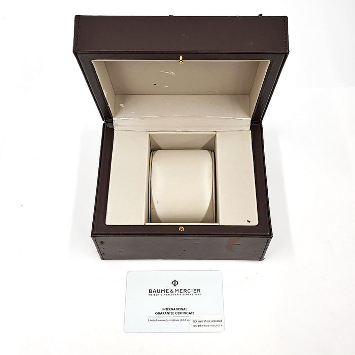 Baume & Mercier 
クラシマ 
箱ギャラ付
