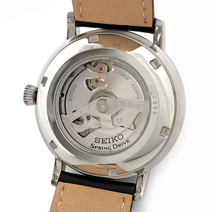 SEIKO 
プレザージュ 渡辺力 琺瑯 スプリングドライブ
