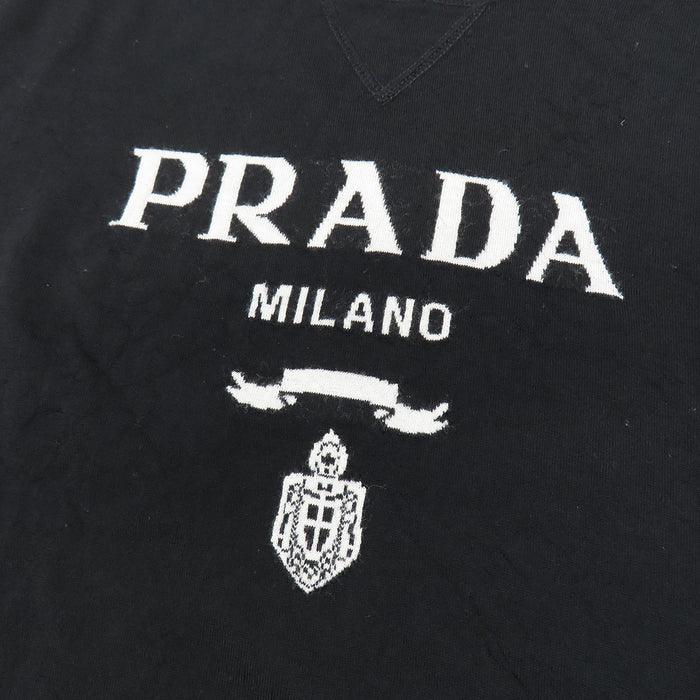 PRADA  
提花羊毛 2024年 夏季针织衫  
标志高针密度短袖针织衫