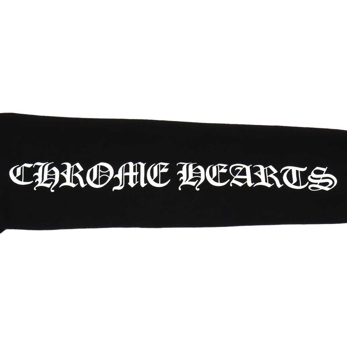 CHROME HEARTS 
CH ロゴ プリント プルオーバー フード スウェット コットン 裏起毛 
バック スクロールラベル フーディ