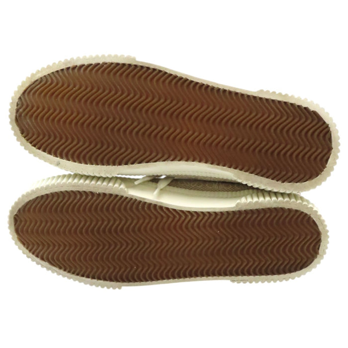 LOEWE 
Baskets montantes à lacets en toile à motif intégral avec patch logo en cuir 
Monogramme