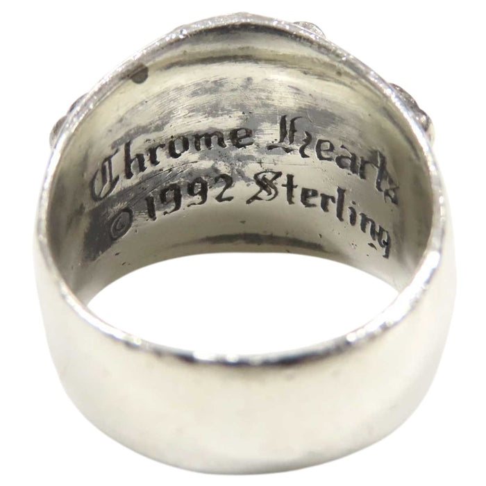 CHROME HEARTS 
CH KEEPER スターリングシルバー 1992年刻印 
キーパー ダイヤ リング