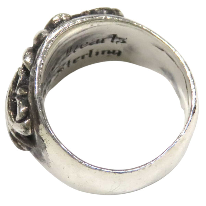 CHROME HEARTS 
CH KEEPER スターリングシルバー 1992年刻印 
キーパー ダイヤ リング