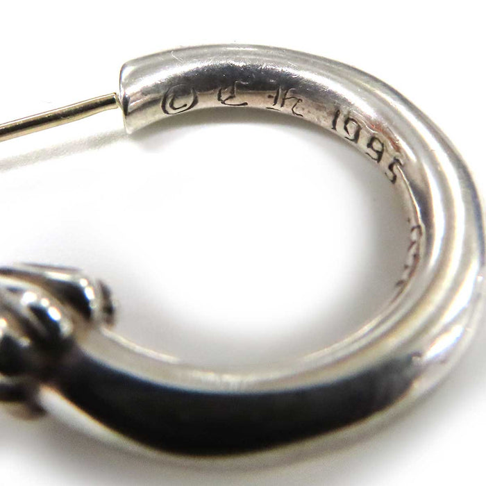 CHROME HEARTS 
CH HOOP PLAIN シルバー 
プレーン フープ ピアス