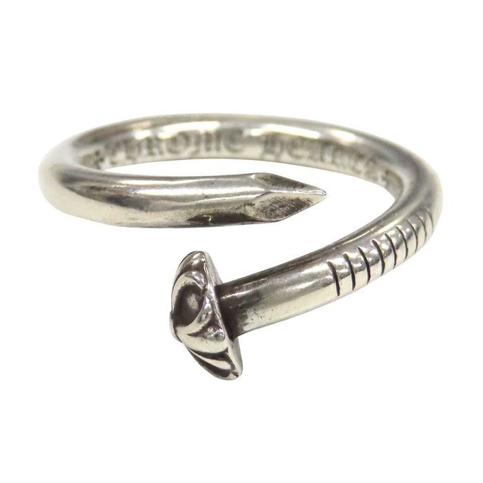 CHROME HEARTS 
NAIL CRSBALL シルバー 2012年刻印 
ネイル クロスボール リング