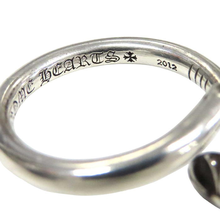 CHROME HEARTS 
NAIL CRSBALL シルバー 2012年刻印 
ネイル クロスボール リング