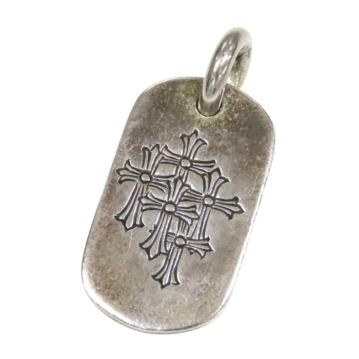 CHROME HEARTS 
CH D TAG SML シルバー 1998年刻印 
セメタリー エングレイブ スモール ドッグタグ ペンダントトップ