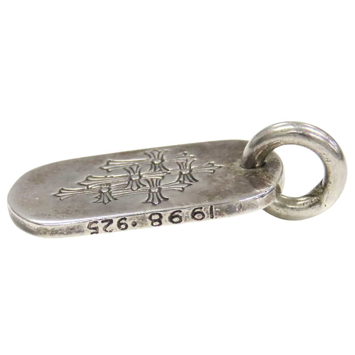 CHROME HEARTS 
CH D TAG SML シルバー 1998年刻印 
セメタリー エングレイブ スモール ドッグタグ ペンダントトップ