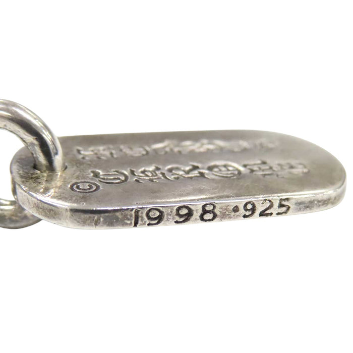 CHROME HEARTS 
CH D TAG SML シルバー 1998年刻印 
セメタリー エングレイブ スモール ドッグタグ ペンダントトップ