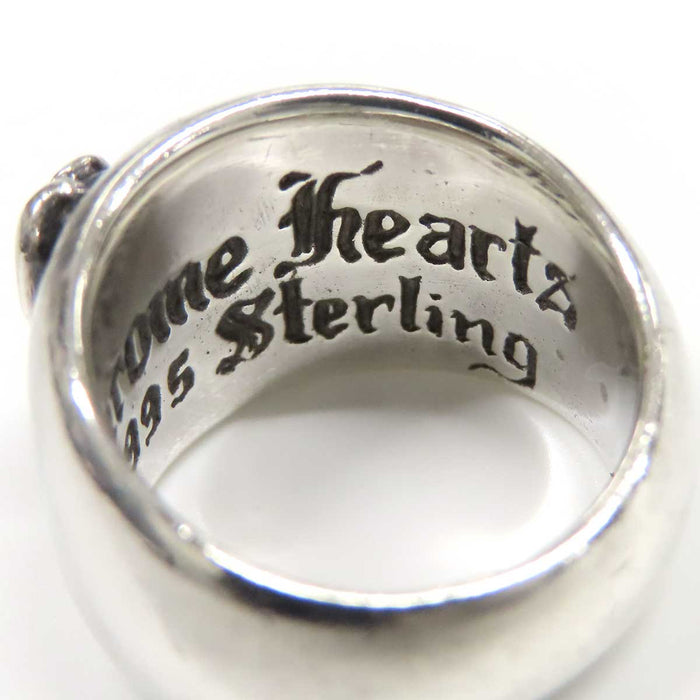 CHROME HEARTS 
CH HEART IN BAND スターリングシルバー 1995年刻印 
ハート イン バンド リング